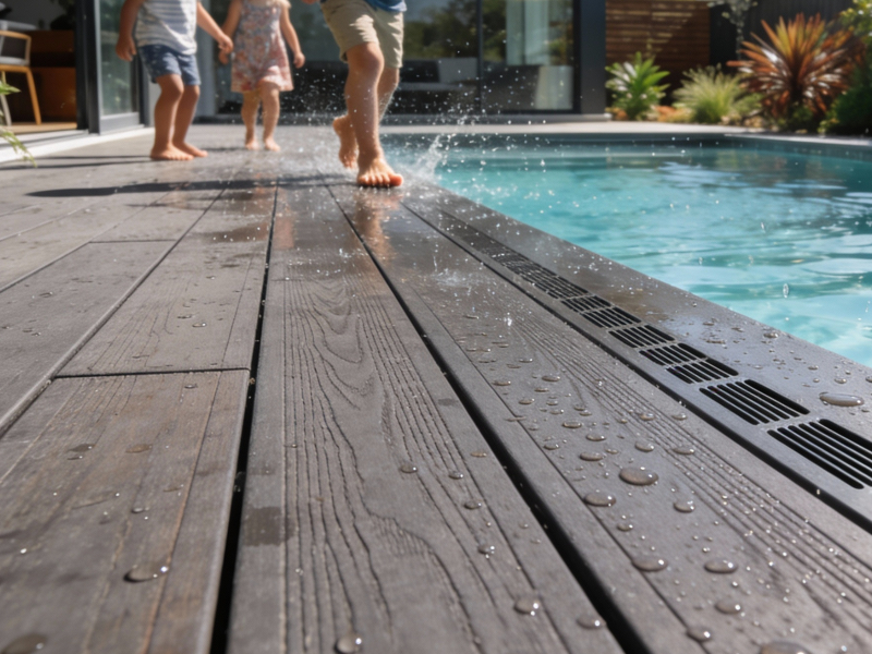 Anti-Slip Composite Decking